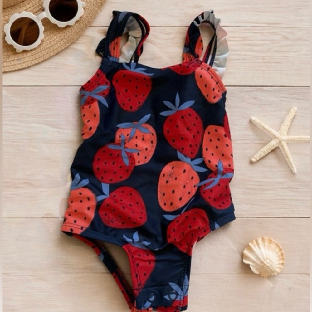 Carter’s Strawberry Print One Piece Swimsuit (6 Months)